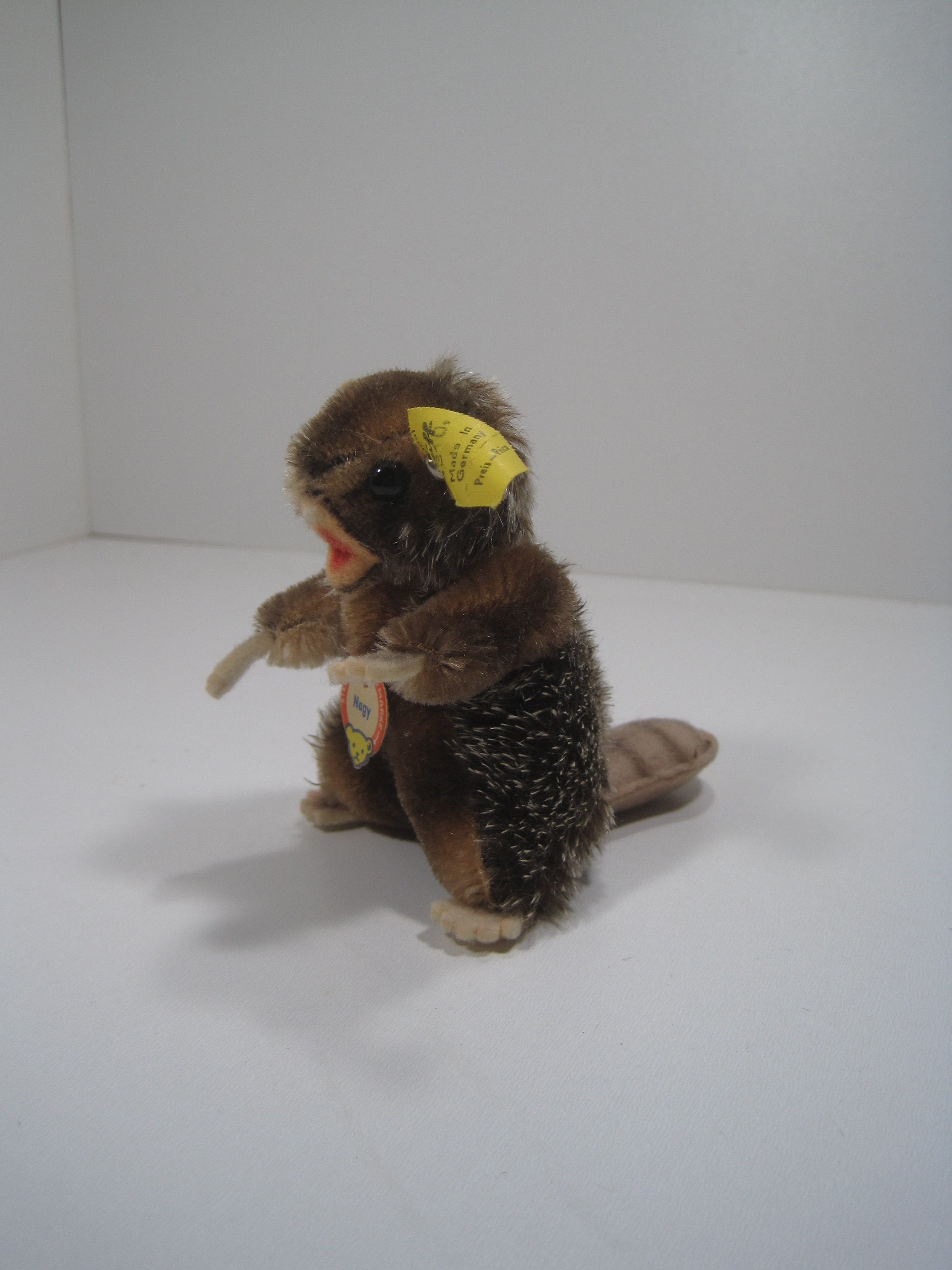 Cute Vintage STEIFF deals NAGY the Beaver w/tag stuffed animal Germany