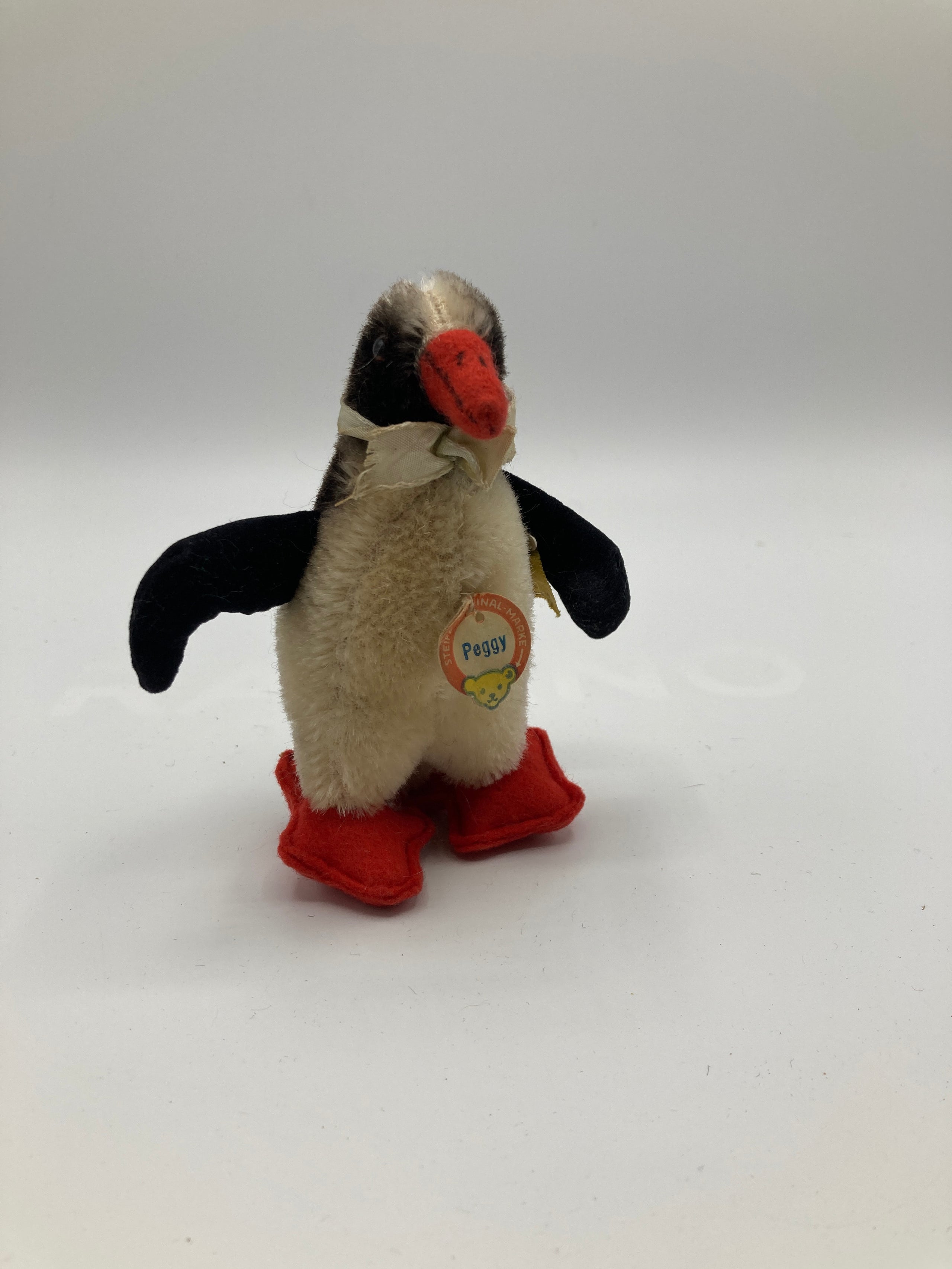 Steiff Smallest Early Postwar Mohair Peggy Penguin With All IDs