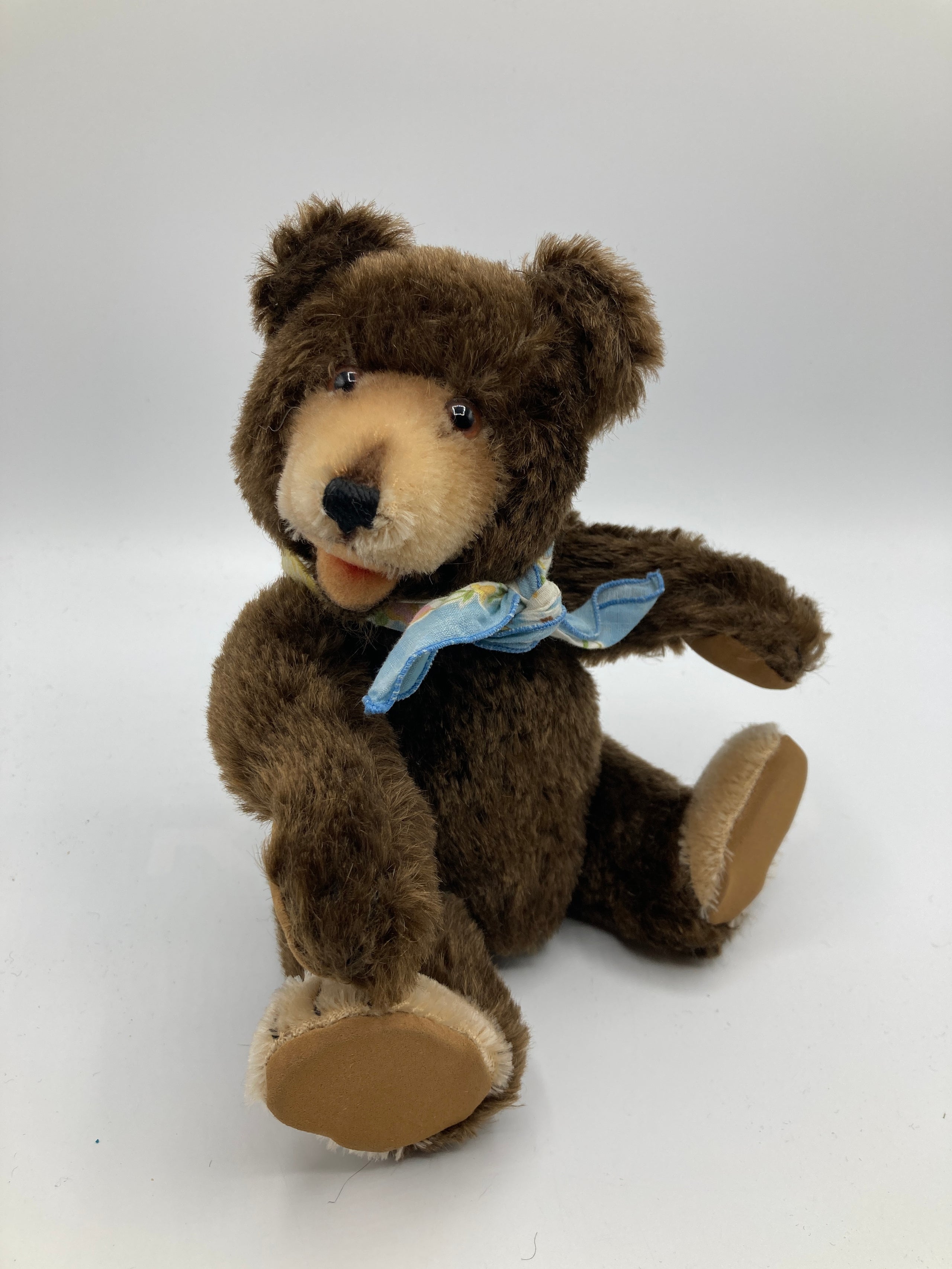 Steiff Medium Postwar Brown Mohair Teddy Baby Bear My Site